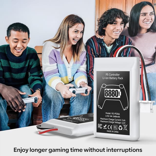 Thumbnail 6 de Kosker PS5 Akku 8880mWh 2er Pack