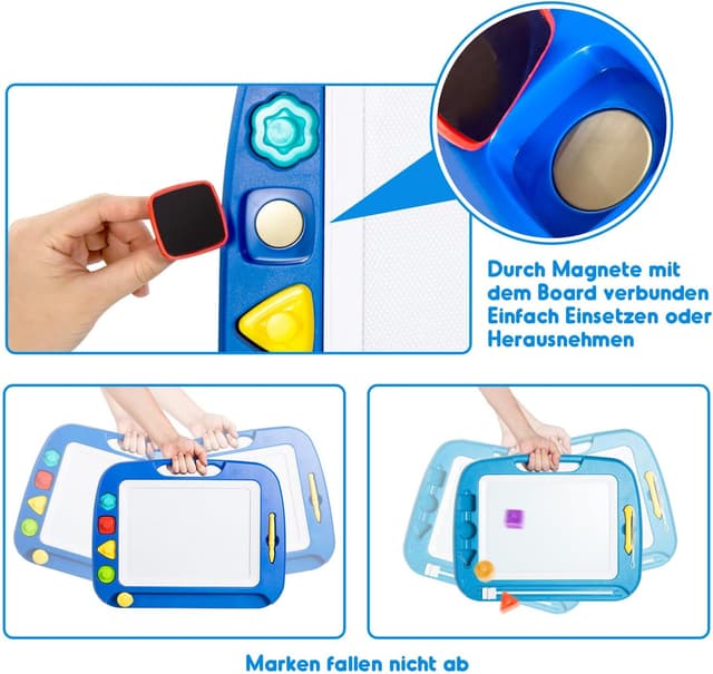 Thumbnail 4 de SGILE Magnettafel 42×32 cm für Kinder 🎨