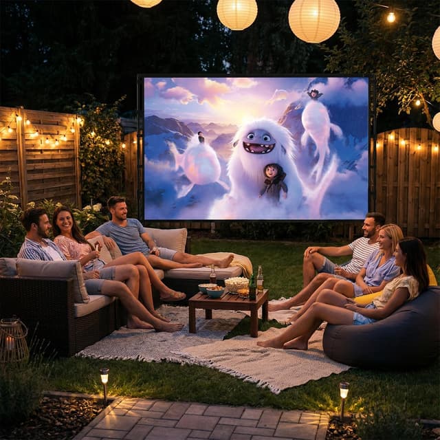 Thumbnail 6 de Wootfairy 120 inch projector screen