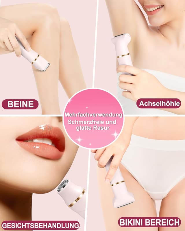 Detalle de RAXMETRY 3‑in‑1 Intimrasierer wiederaufladbar