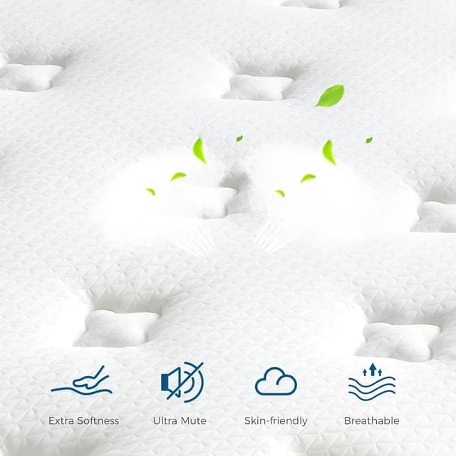 Detalle de Inofia Small Double Hybrid Mattress 4FT