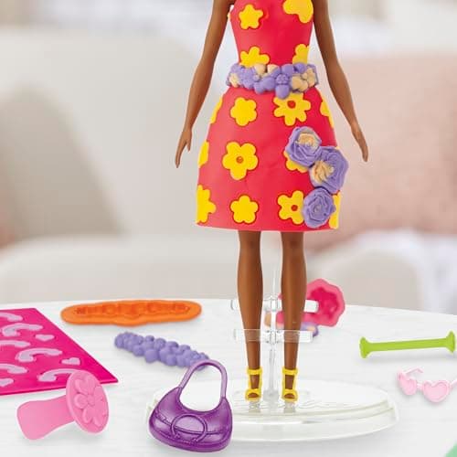 Detalle 2 de Play-Doh Barbie Pack Accesorios Flores y Rosas