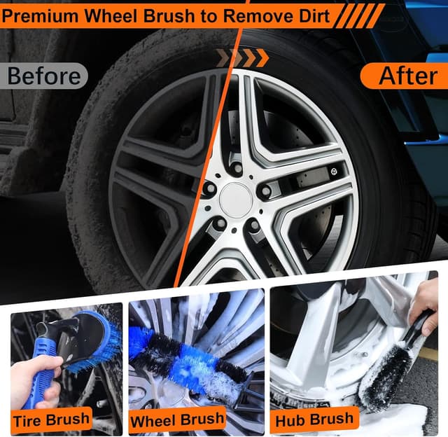 Thumbnail 3 de MIAOKE 41Pcs Professional Car Cleaning Kit