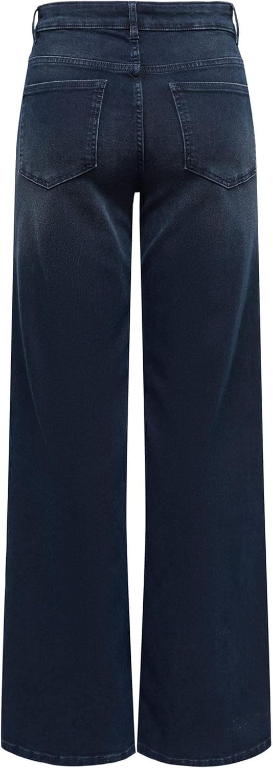 Detalle 2 de ONLY Onlmadison Blush HW Wide DNM Dot632 jeans da donna a gamba larga