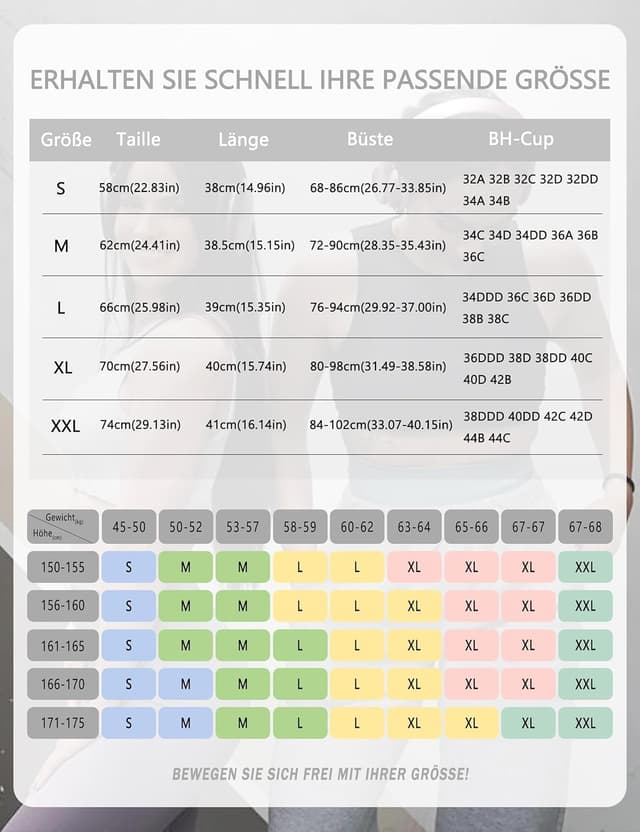 Detalle 2 de BAYDI Nudi Sport BH Damen ohne Bügel: Crop-Top mit abnehmbaren Pads für Yoga, Fitness & Alltag