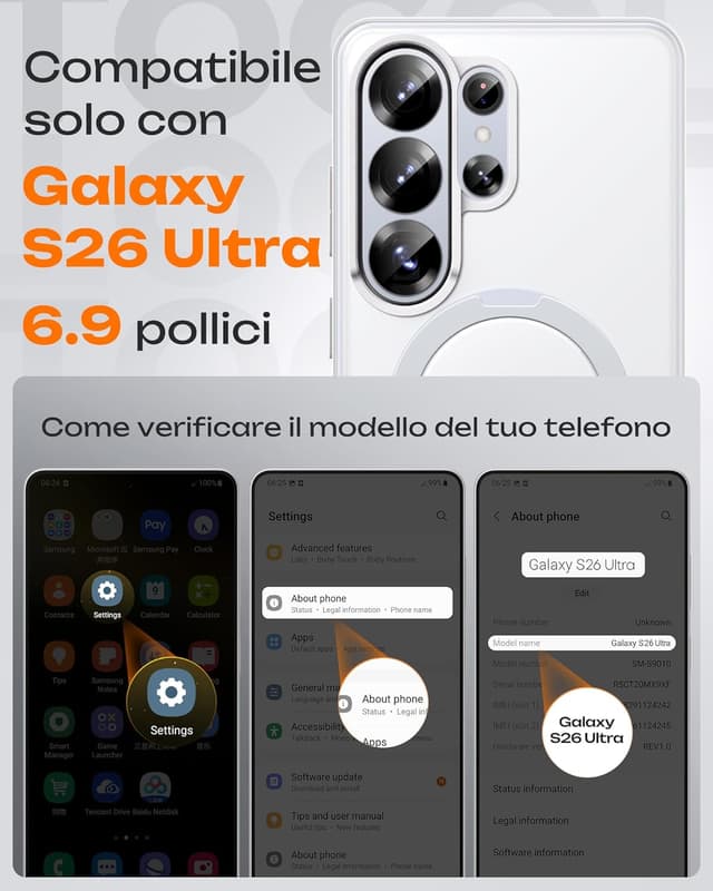 Detalle 2 de TOCOL Cover Galaxy S26 Ultra 1,27 mm