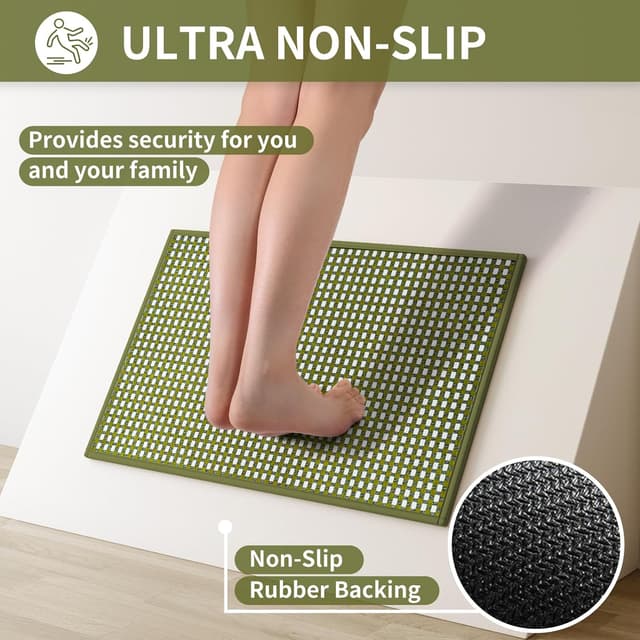 Detalle 2 de YDKGL 17"x28" absorbent kitchen mat ๐งฝ