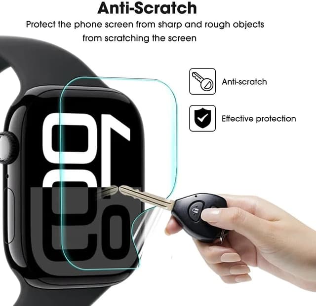 Thumbnail 3 de Yiranzix TPU Gel Displayschutz für Apple Watch 41 mm