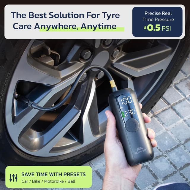 Detalle 2 de Woowind LP1 tyre inflator 150PSI