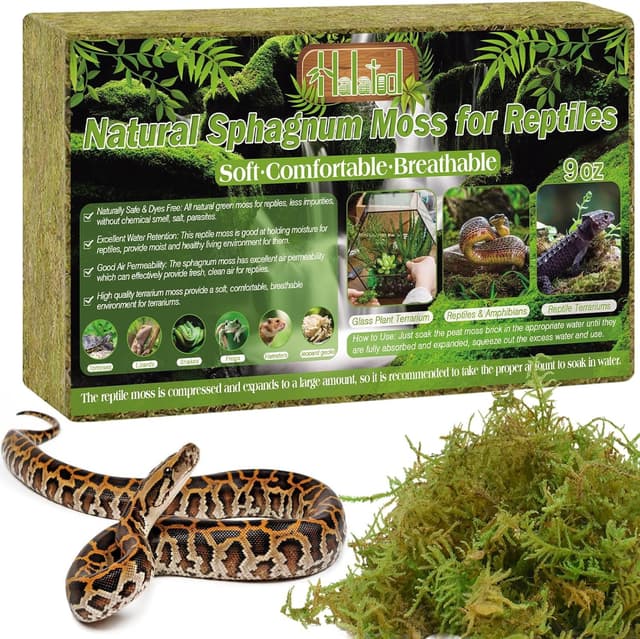 Detalle de Halatool Sphagnum Moos 260 g für Terrarien