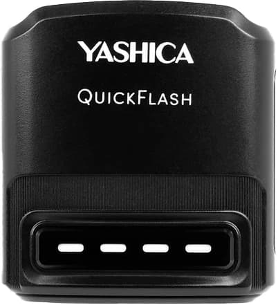 Detalle de Yashica City 300 Schwarz – Digitalkamera für 4K-Videos, RAW & externe Blitznutzung