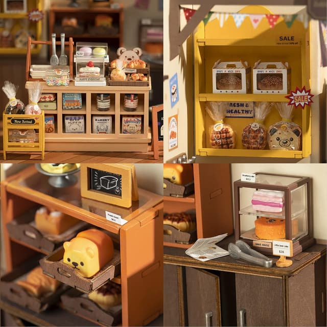 Detalle 1 de Rolife Becka's Baking House Puppenhaus Kit