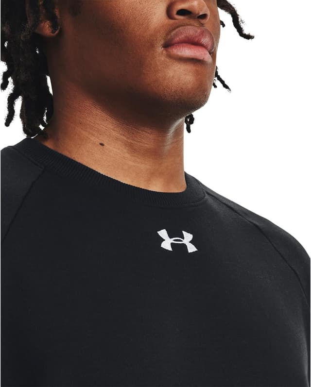 Thumbnail 6 de Under Armour Men’s UA Rival Fleece Crew Shirt (Black)