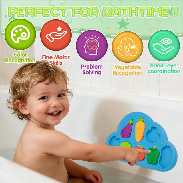 Detalle 2 de No Hole Mould Free Baby Bath Toys for Toddlers