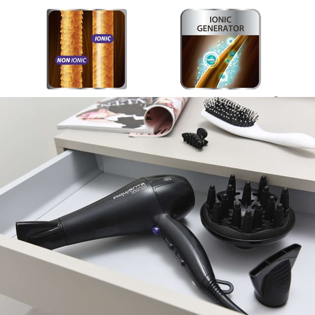 Thumbnail 4 de Rowenta Signature Pro CV7840 2200W secador - 3 accesorios