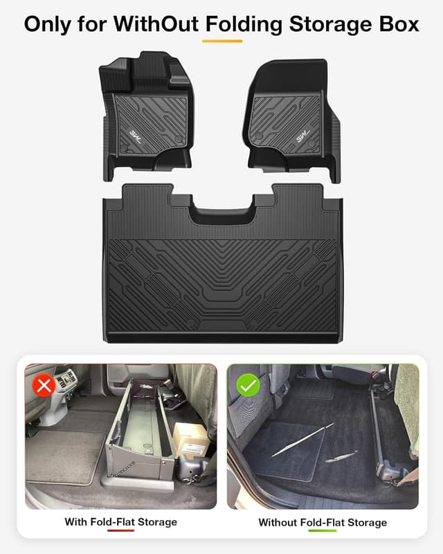 Thumbnail 1 de 3W Ford F-150 Floor Mats 2015-2025