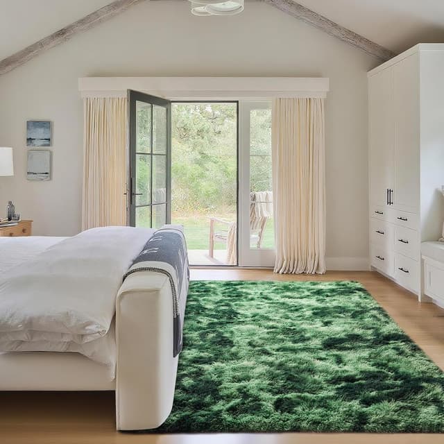 Thumbnail 3 de SOANNY Hochflor Teppich 120x180 Grün