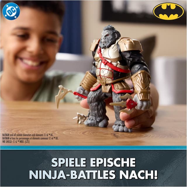 Detalle de DC Comics Batman Ninja Gorilla Grodd Deluxe Action-Figur (15 cm) mit Battle Moves