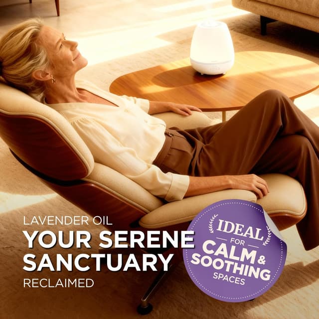 Detalle 2 de Gya Labs Lavender Essential Oil for Diffuser (118ml) – 100% Pure Natural Lavender Oil