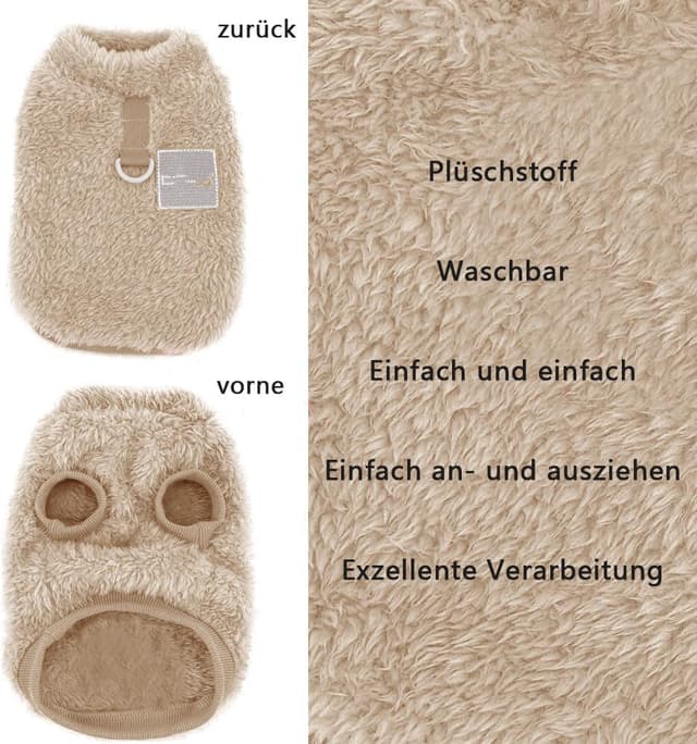 Thumbnail 5 de Voarge Haustier-Wintermantel M grau