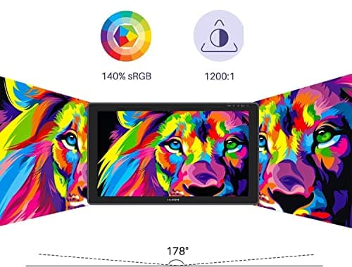 Thumbnail 1 de HUION Kamvas 22 Plus 🖥️ Tableta Gráfica con Pantalla 21.5"