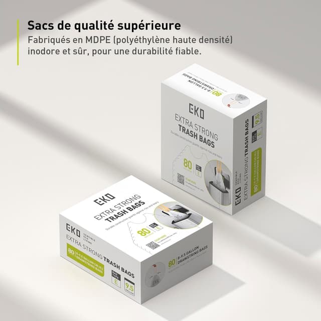 Thumbnail 5 de EKO Easy-Dispense 80 sacs poubelle đź—‘