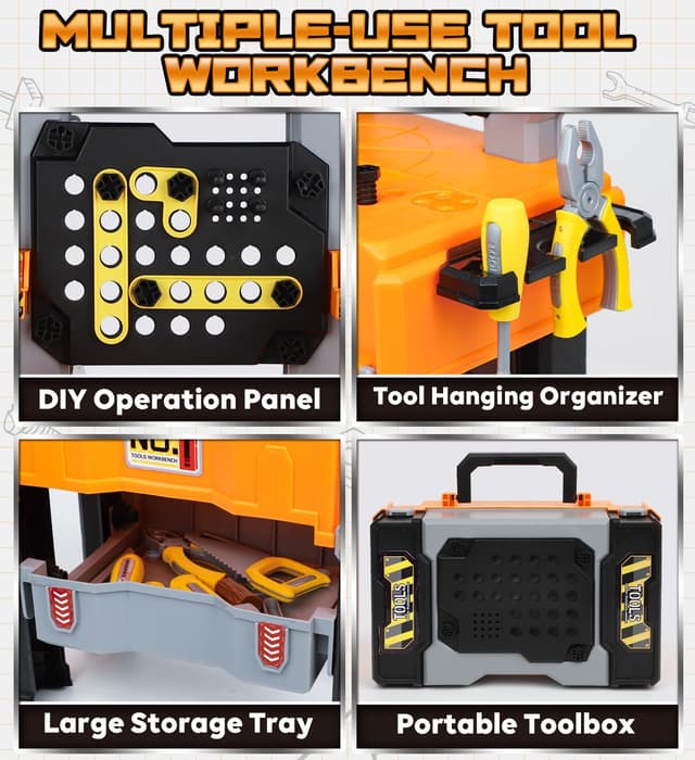 Thumbnail 5 de Lehoo Castle Werkbank für Kinder Montessori