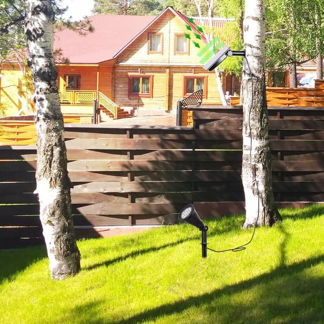 Detalle de T-SUN Solar spotlights 7 LED IP55 180°