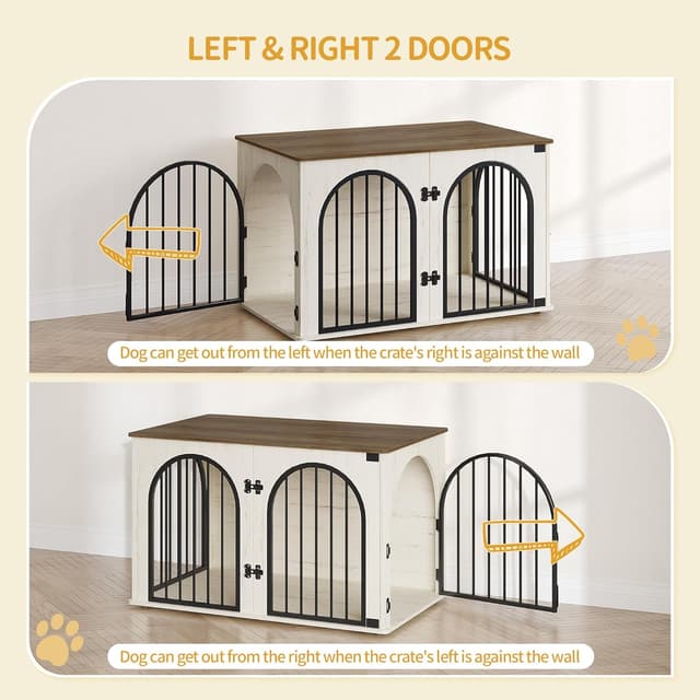 Thumbnail 4 de Hzuaneri Hundekäfig Möbel 100 cm