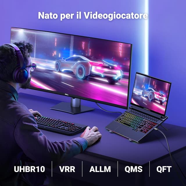 Detalle de UGREEN USB C a DisplayPort 2.1 16K