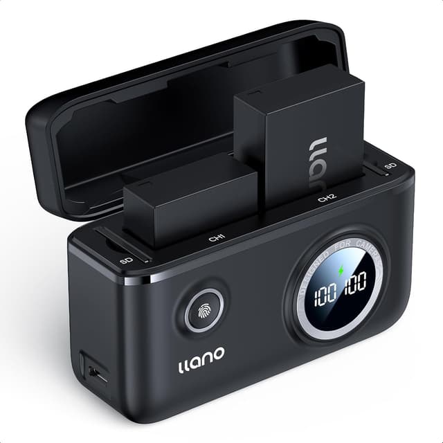 Detalle de llano NP-W126 2-Pack with 18W charger