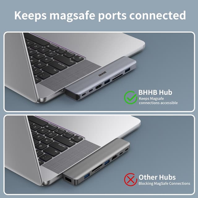 Thumbnail 4 de BHHB M81 Hub USB C per MacBook 8-in-2