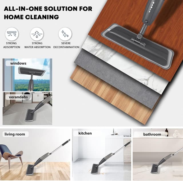 Thumbnail 3 de Microfibre Spray Mop with 360° Rotating Head