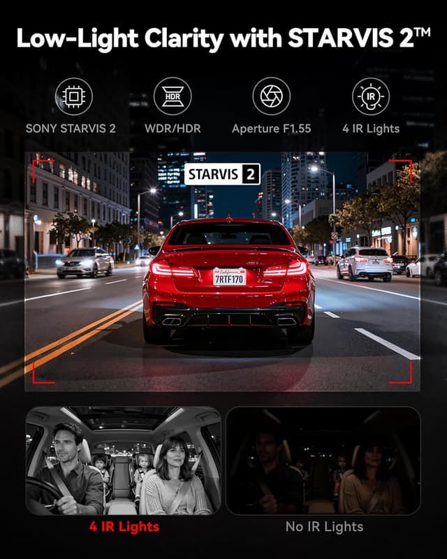 Thumbnail 2 de REDTIGER F17 4K Dash Cam