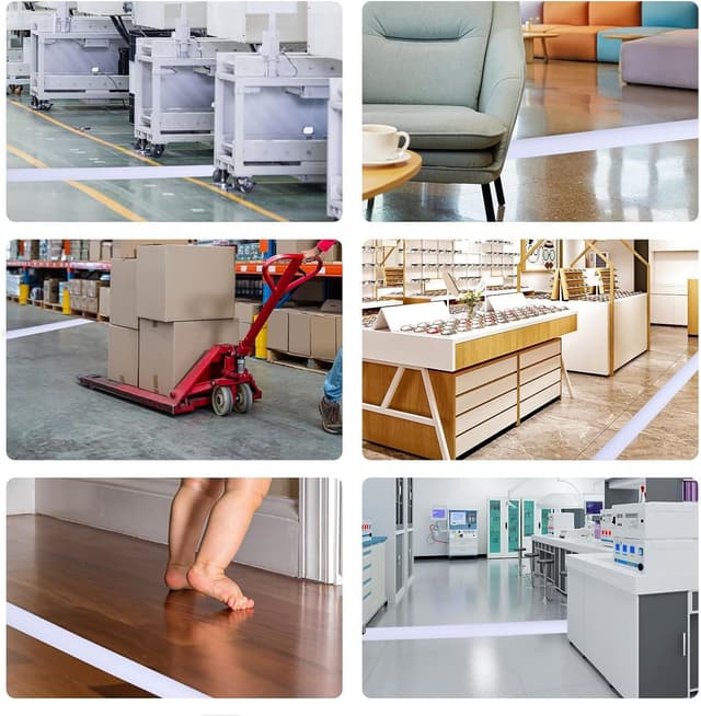 Thumbnail 6 de DIKARIYA Kabelkanal weiß, selbstklebend und flexibel (3 cm x 1 m) – Bodenkabelschutz für Büro, Haus und Außenbereich