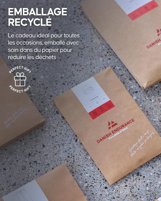 Detalle de Danish Endurance veste coupe-vent homme ultra-légère et respirante, capuche ajustable