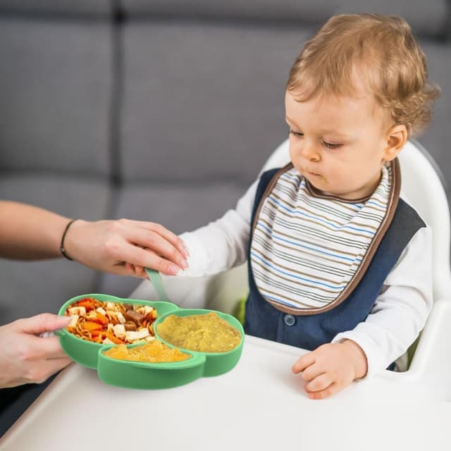Detalle de Vicloon piatti bambini in silicone 3 scomparti