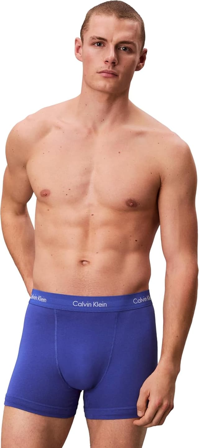Thumbnail 2 de Calvin Klein Trunk 3pk Boxer Multicolor XL para Hombre 🩲