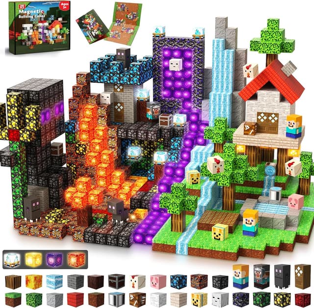 Detalle de ToyUnited Magnetic Blocks 200PCS