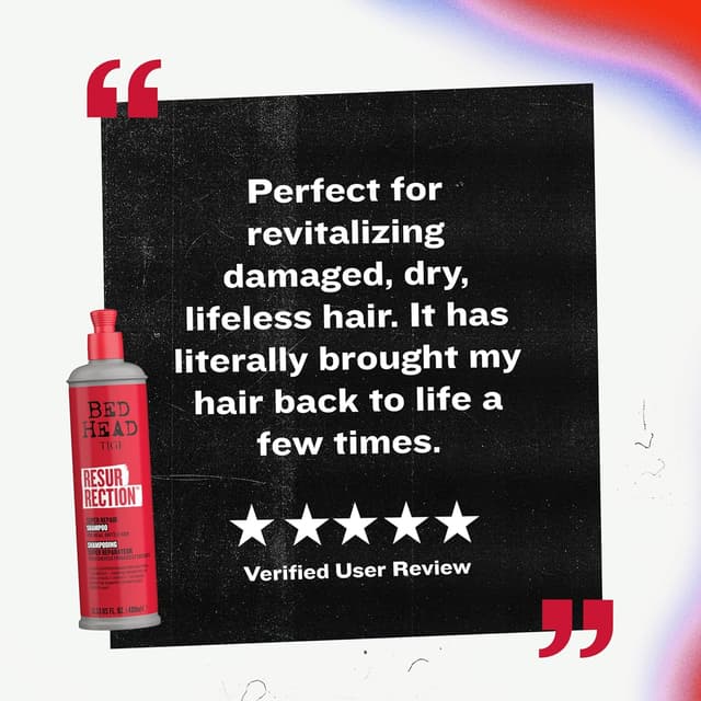Thumbnail 6 de Bed Head Resurrection Super Repair 600ml Shampoo