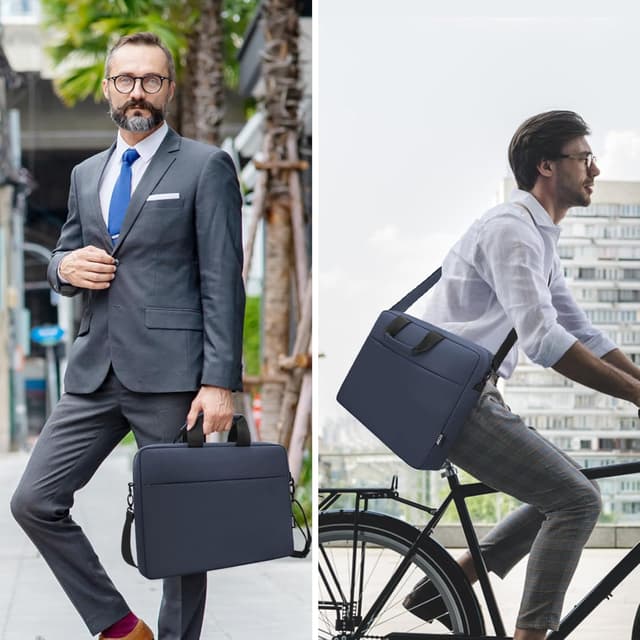 Thumbnail 6 de TECOOL 17,3 Zoll Laptop Tasche Dunkelblau