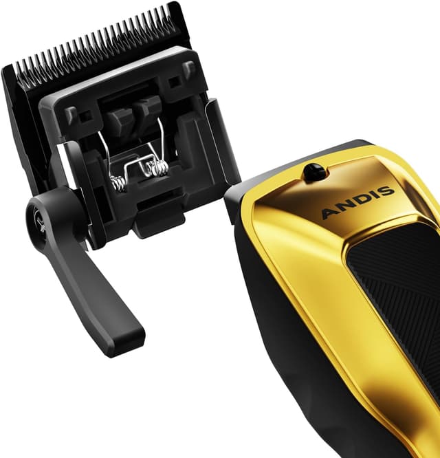 Detalle 2 de Andis 562119 Phenom Professional Cord/Cordless Lithium-ion Beard & Hair Trimmer with Charging Stand (Gold)