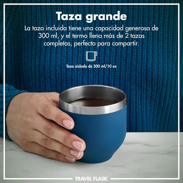 Thumbnail 2 de ION8 ThermoShield Botella Aislada 2 Tazas Tapa Magnética