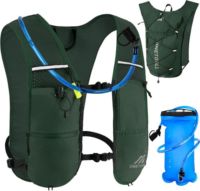 Imagen de ONETOALL Laufweste 6L mit Trinkblase 2L en OfertitasTOP