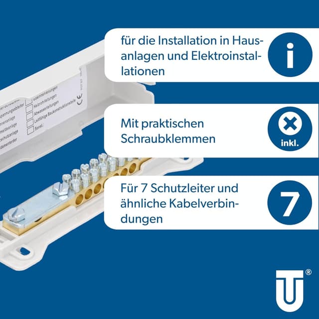 Detalle de Unitec guida di compensazione potenziale 7 x 16 mm²
