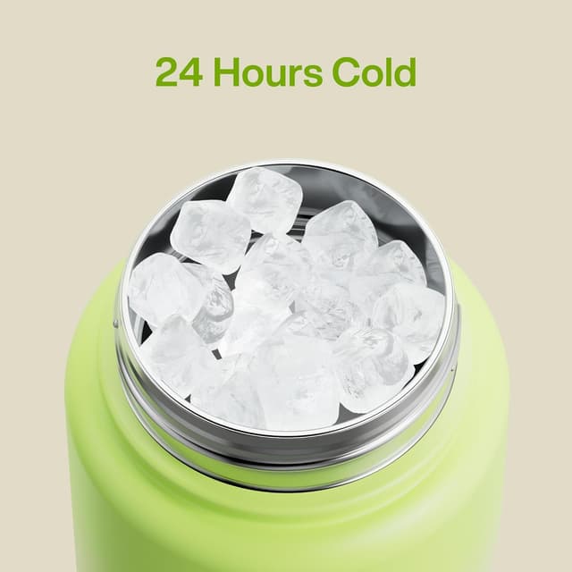 Thumbnail 2 de ENCOOL Insulated Water Bottle with Straw Morning Dew