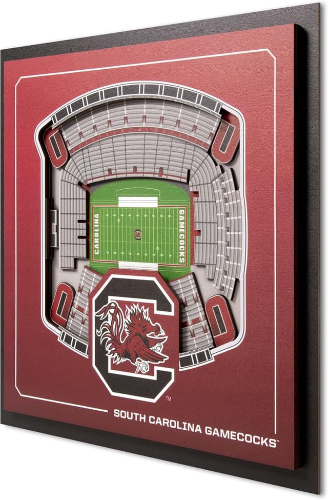 Detalle de YouTheFan Officially-Licensed NCAA Stadium Series 3D Wall Art (12” x 12”)