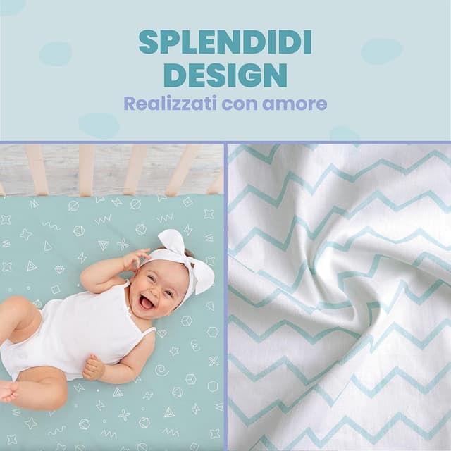 Detalle 2 de Lenzuola Next To Me 3-in-1 50 x 83 cm