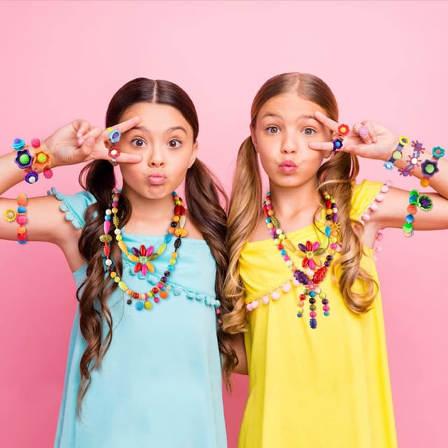 Detalle de Girls Jewelry Making Kit for Toddlers Age 3