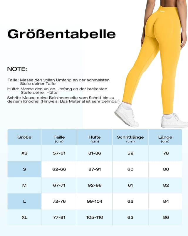 Thumbnail 5 de TAYOEA Sport Leggings Scrunch Butt Damen